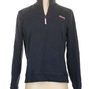 Vineyard Vines Women's Dark Blue Quarter-Zip Sweatshirt